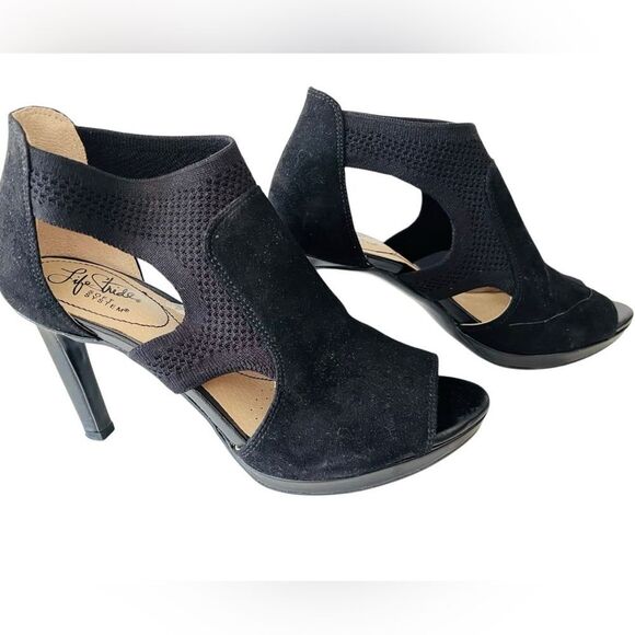 LifeStride Keiko Black Ankle Strap Sandals size 8. - Picture 5 of 10